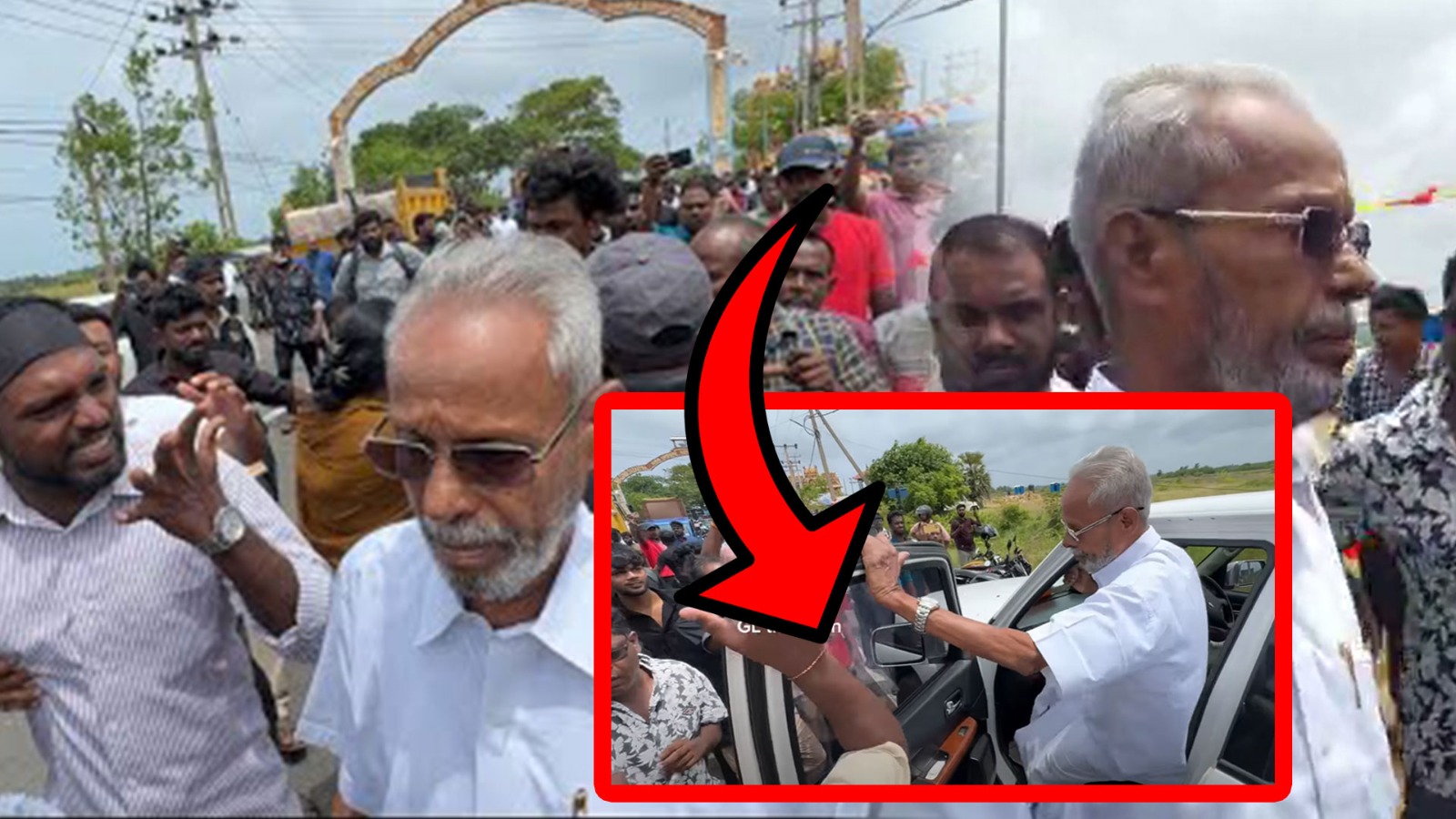 Read more about the article <span class="video-label">🔴 VIDEO</span> “துரோகியே வெளியேறு” – செம்மணியில் இருந்து விரட்டியடிக்கப்பட்ட சிவஞானம்!