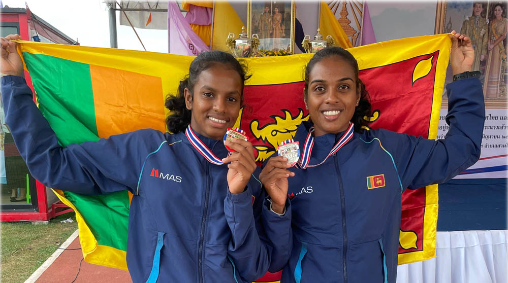 Read more about the article <span class="photo-label">🔴 PHOTO</span> 5000 மீற்றரில் வக்சன், 800 மீற்றர் ஓட்டங்களில் ருசிரு, நிமாலி தங்கம் வென்றனர்