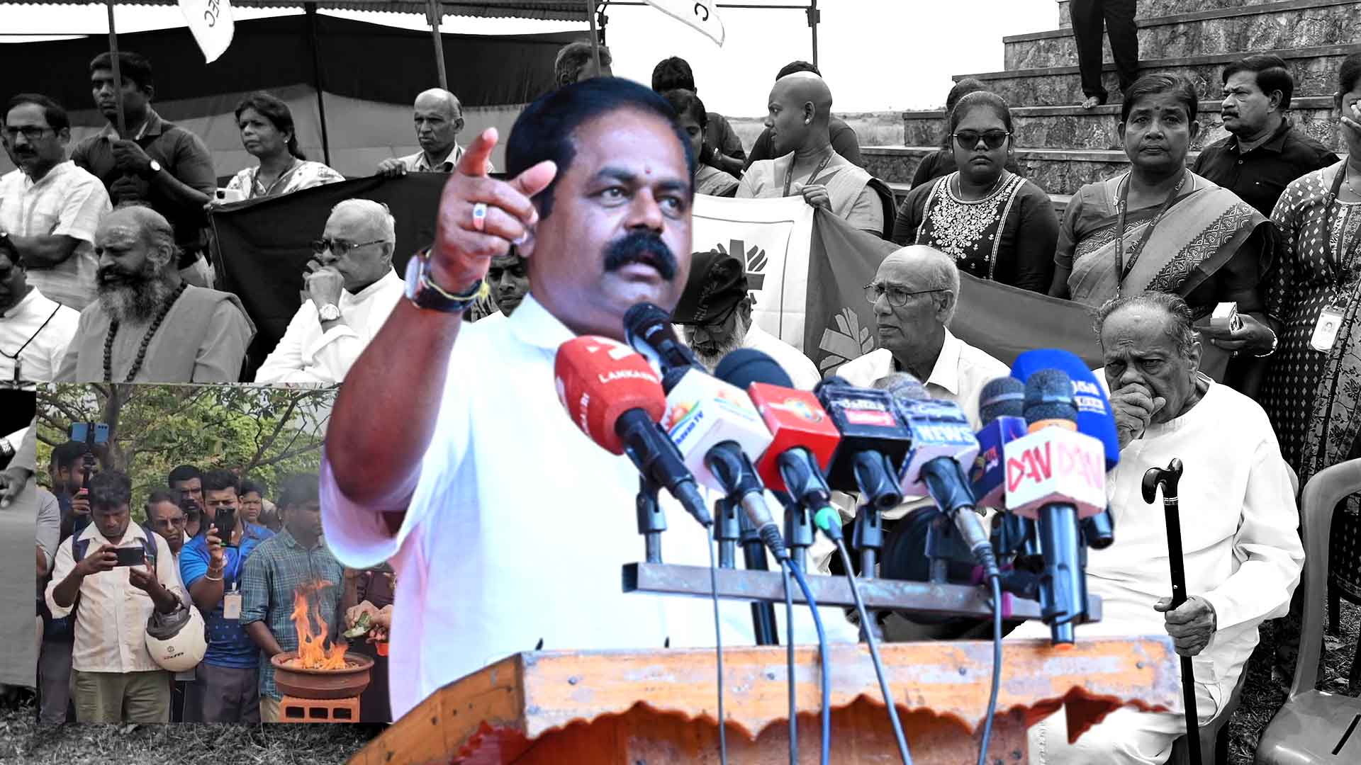 Read more about the article <span class="video-label">🔴 VIDEO</span> அணையா விளக்கு போராட்டம்- அணிதிரளுமாறு ஸ்ரீதரன் அழைப்பு!