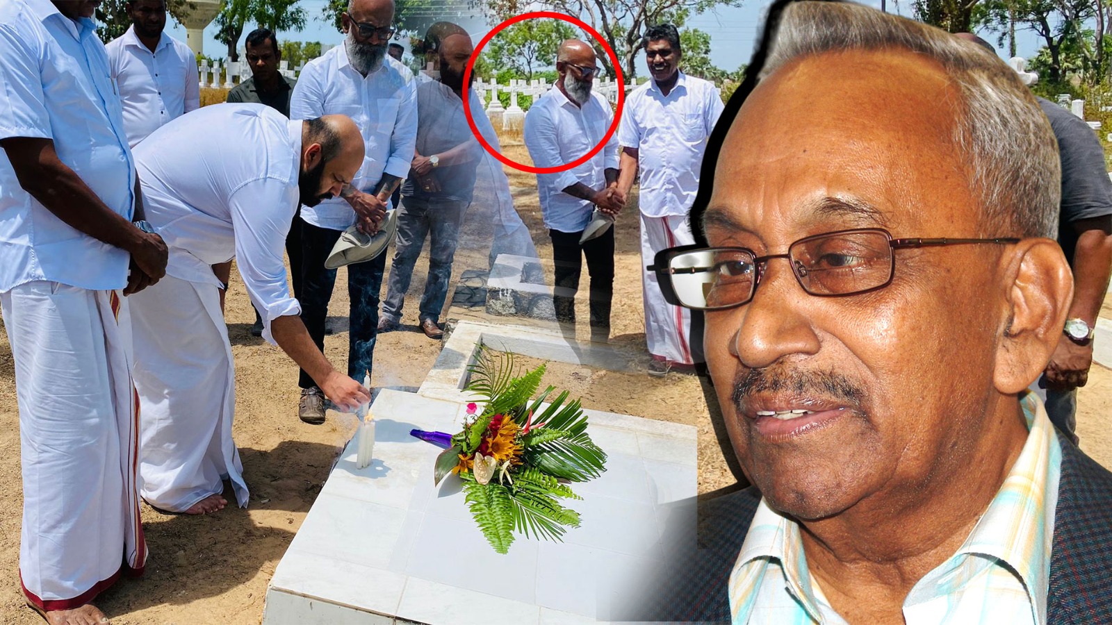 Read more about the article <span class="video-label">🔴 VIDEO</span> தமிழர் பகுதியில் 20 வருடங்களின் பின்னர் தந்தையின் கல்லறைக்கு சென்ற மகன்