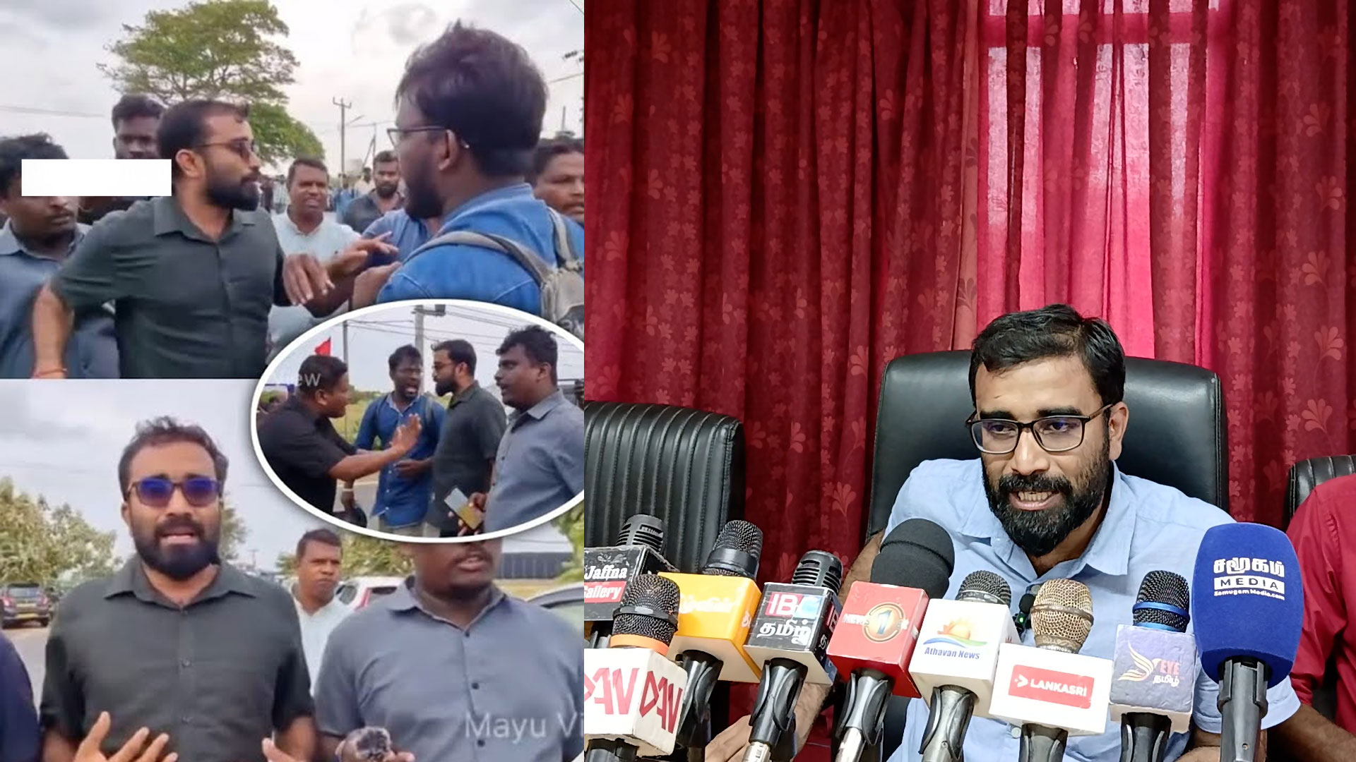 Read more about the article <span class="video-label">🔴 VIDEO</span> செம்மணி போராட்டத்தை குழப்ப கிளிநொச்சியில் இருந்து அழைக்கப்பட்ட விஷமிகள்: இளங்குமரன் எம்.பி