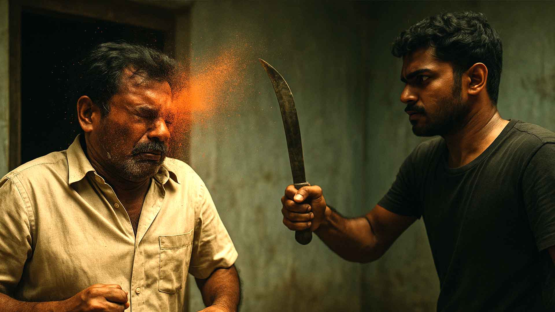 Read more about the article யாழில் குடும்பஸ்தரின் கண்ணில் மிளகாய்த்தூள் வீசிவிட்டு கூரிய ஆயுதத்தால் தாக்குதல்