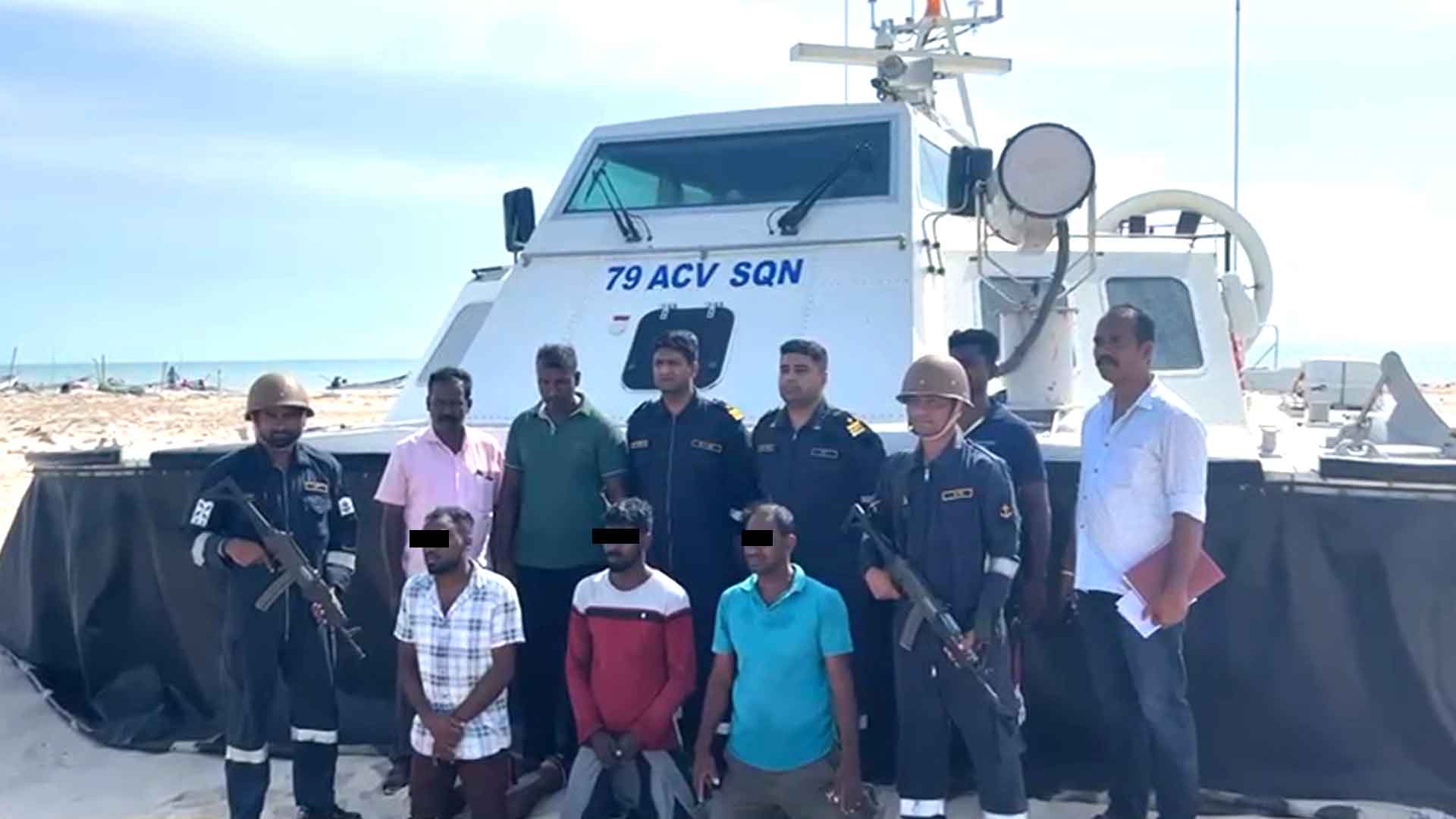 Read more about the article <span class="photo-label">🔴 PHOTO</span> இலங்கையில் இருந்து தமிழகத்திற்கு தப்பிச் சென்ற மூவர் கைது!