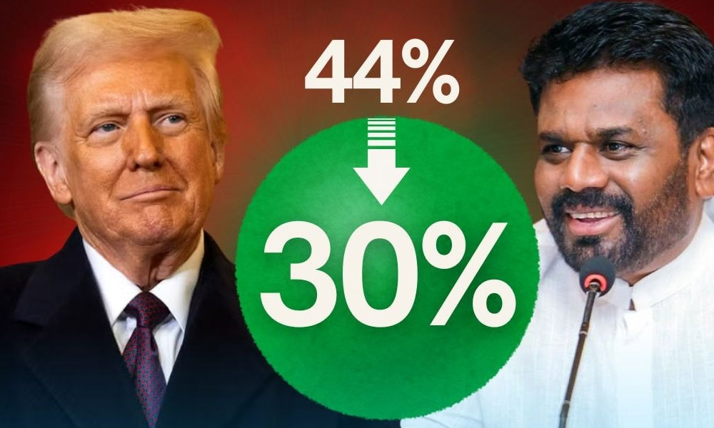 Read more about the article இலங்கைக்கு 30 வீத வரி விதித்த டொனால்ட் டிரம்ப்.