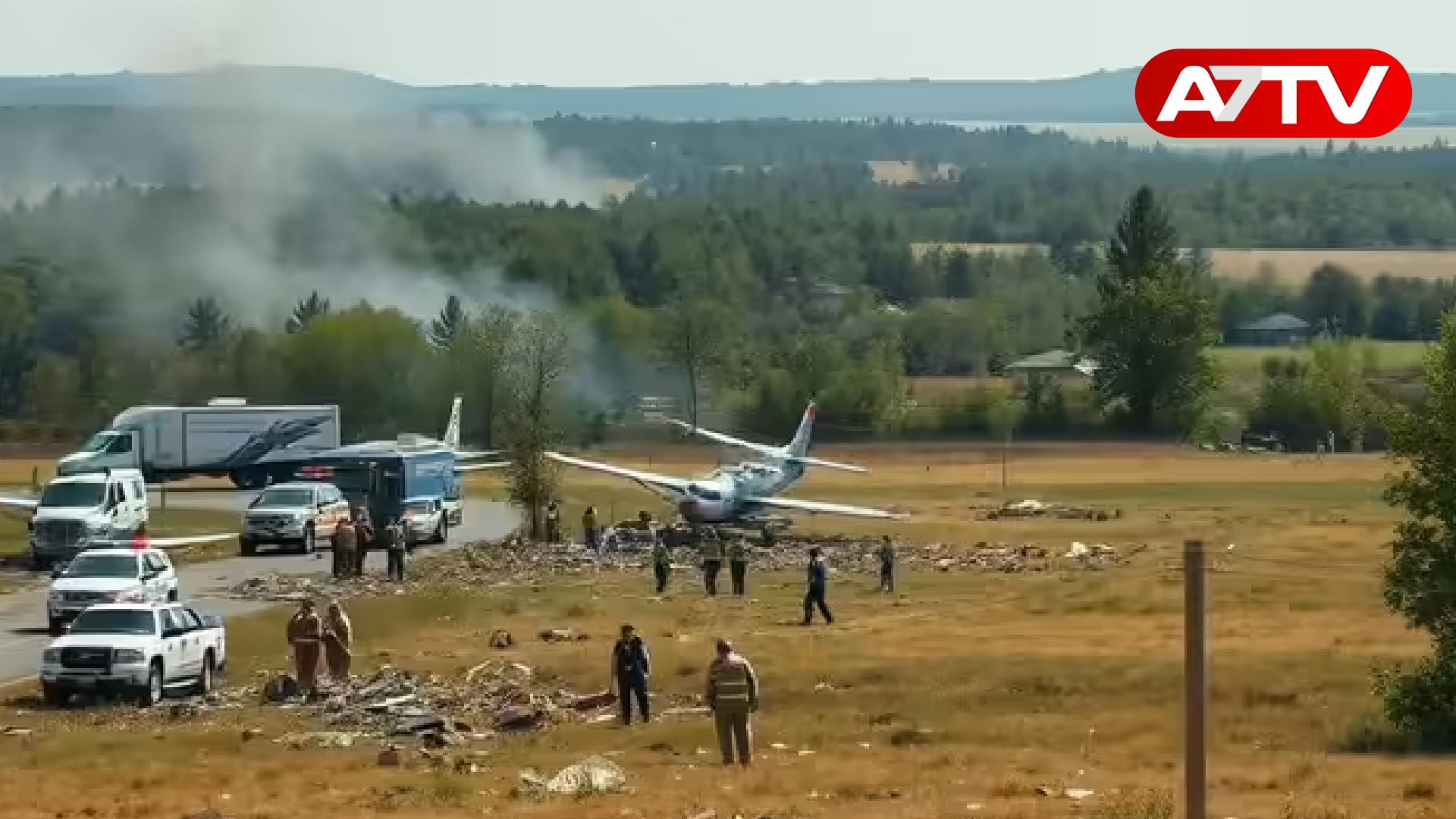 Read more about the article கனடாவில் நேருக்கு நேர் மோதிய இரு விமானங்கள்: இருவர் உயிரிழப்பு