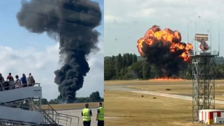 Plane-Crashes-At-London-Southend-Airport