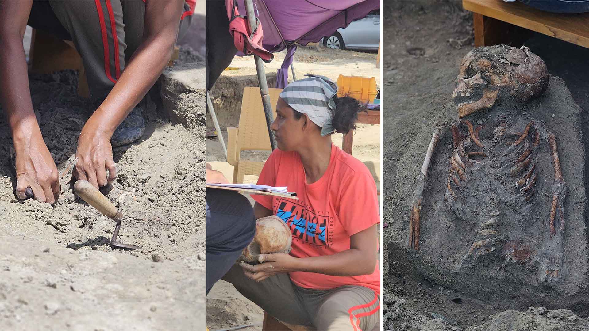 Read more about the article <span class="photo-label">🔴 PHOTO</span> செம்மணியில் அடையாளம் காணப்படும் எலும்புக்கூடுகளின் எண்ணிக்கை அதிகரிப்பு!