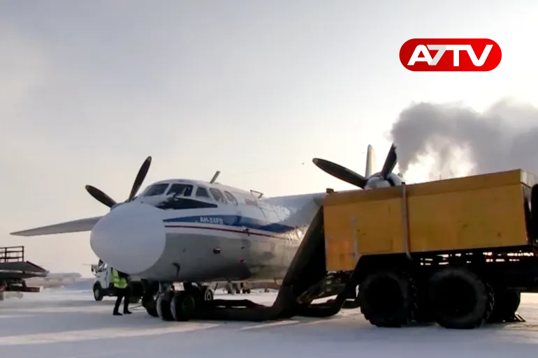 Russian An-24 aircraft after a regional passenger plane goes missing in Siberia/Screen grab/Reuters]