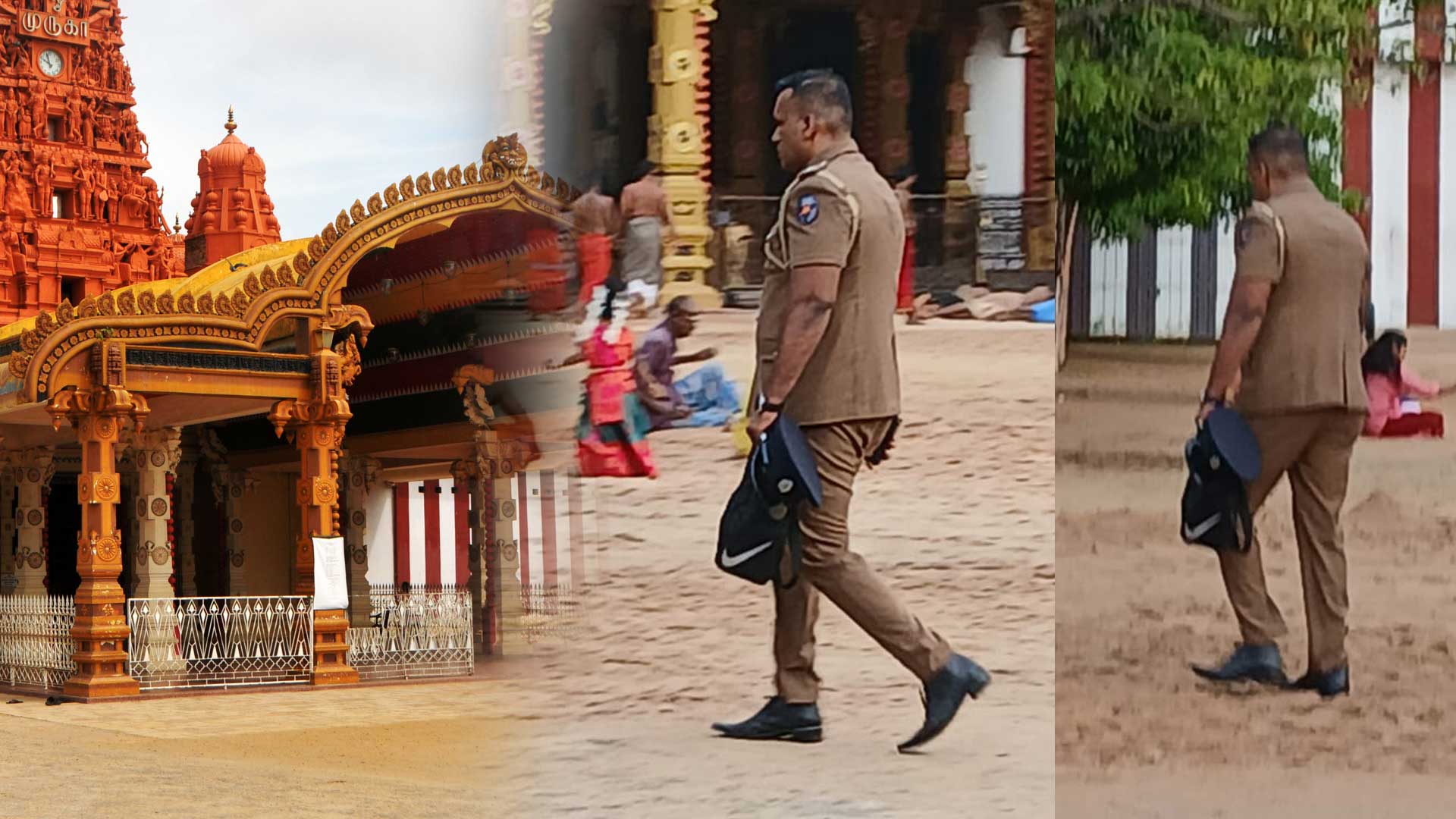 Read more about the article <span class="video-label">🔴 VIDEO</span> நல்லூர் ஆலய வளாகத்தினுள் பாதணியுடன் நுழைந்த பொலிஸ் அதிகாரி!