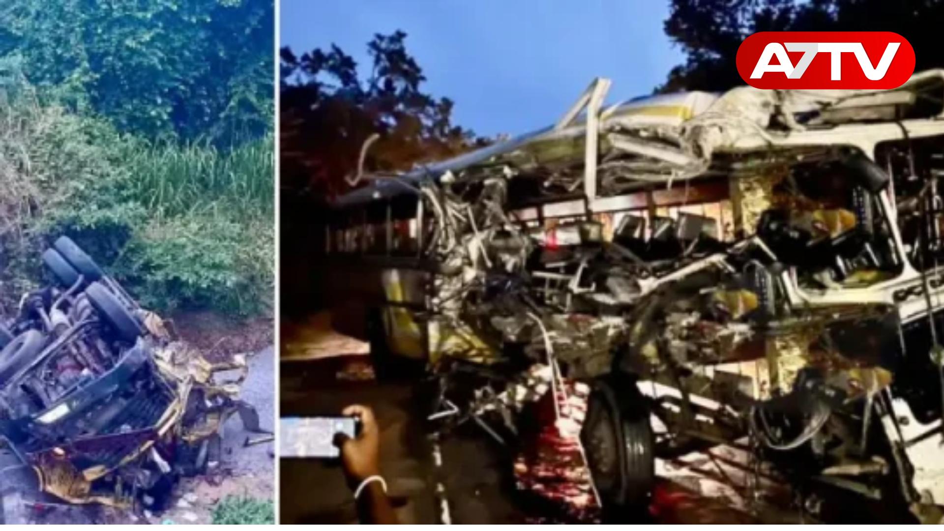 Read more about the article அதிகாலையில் இடம்பெற்ற கோர விபத்தில் 26 பேர் காயம்! பலரின் நிலை கவலைக்கிடம்