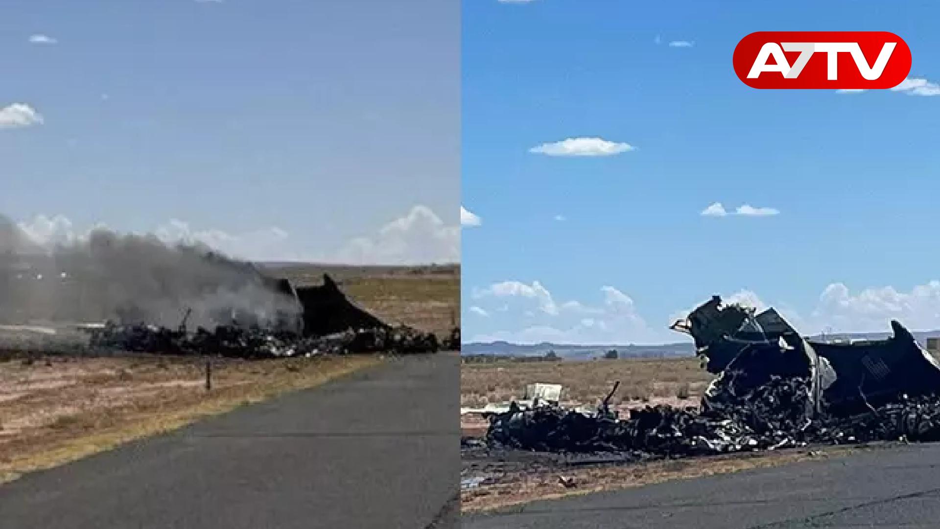 Read more about the article வெளிநாடொன்றில் விமானம் தரையிறங்க முயன்றபோது விபத்து!