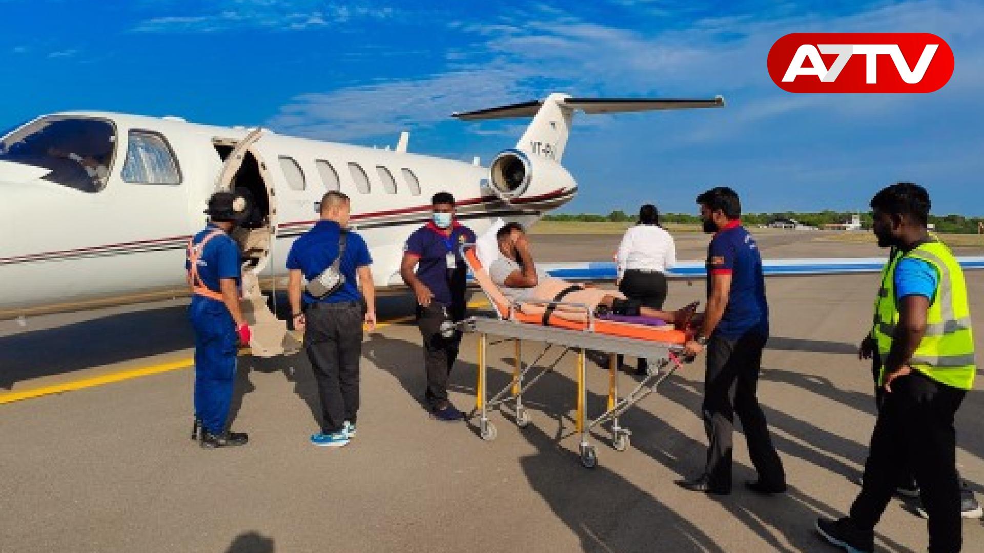 Read more about the article யாழ் சர்வதேச விமான நிலையத்திற்கு வந்த முதல் மருத்துவ விமானம் !