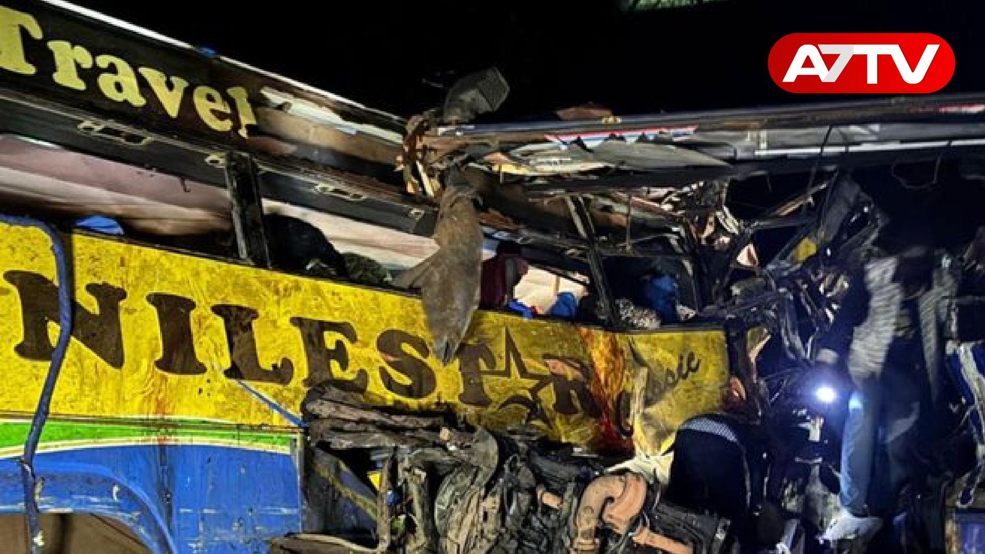 Read more about the article வெளிநாடொன்றில் கோர விபத்து – 60 க்கும் மேற்பட்டோர் பலி