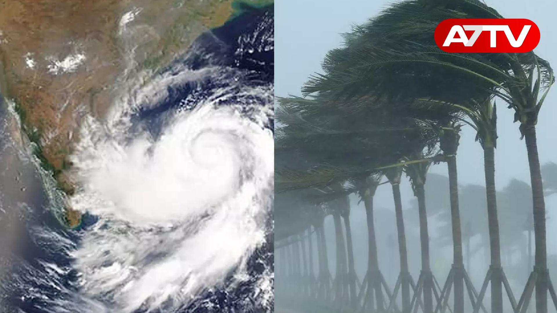 Read more about the article ஆழ்ந்த காற்றழுத்த தாழ்வு மண்டலம் புயலாக உருவானது:பல பகுதிகளுக்கு சிவப்பு எச்சரிக்கை