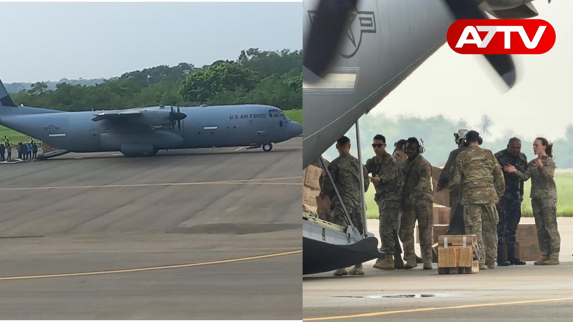 Read more about the article யாழ்ப்பாணம் சர்வதேச விமான நிலையத்தில் தரையிறங்கிய அமெரிக்க விமானம்!