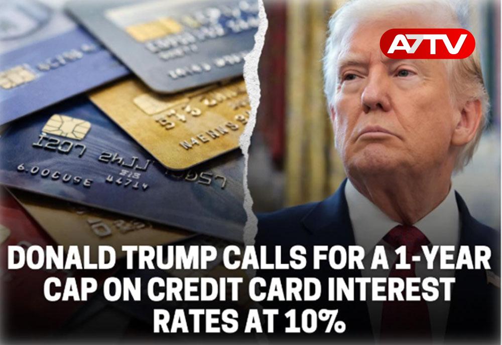 Read more about the article கடன் அட்டை வட்டி விகிதங்களுக்கு 10% உச்சவரம்பு: ட்ரம்ப் அதிரடி அறிவிப்பு