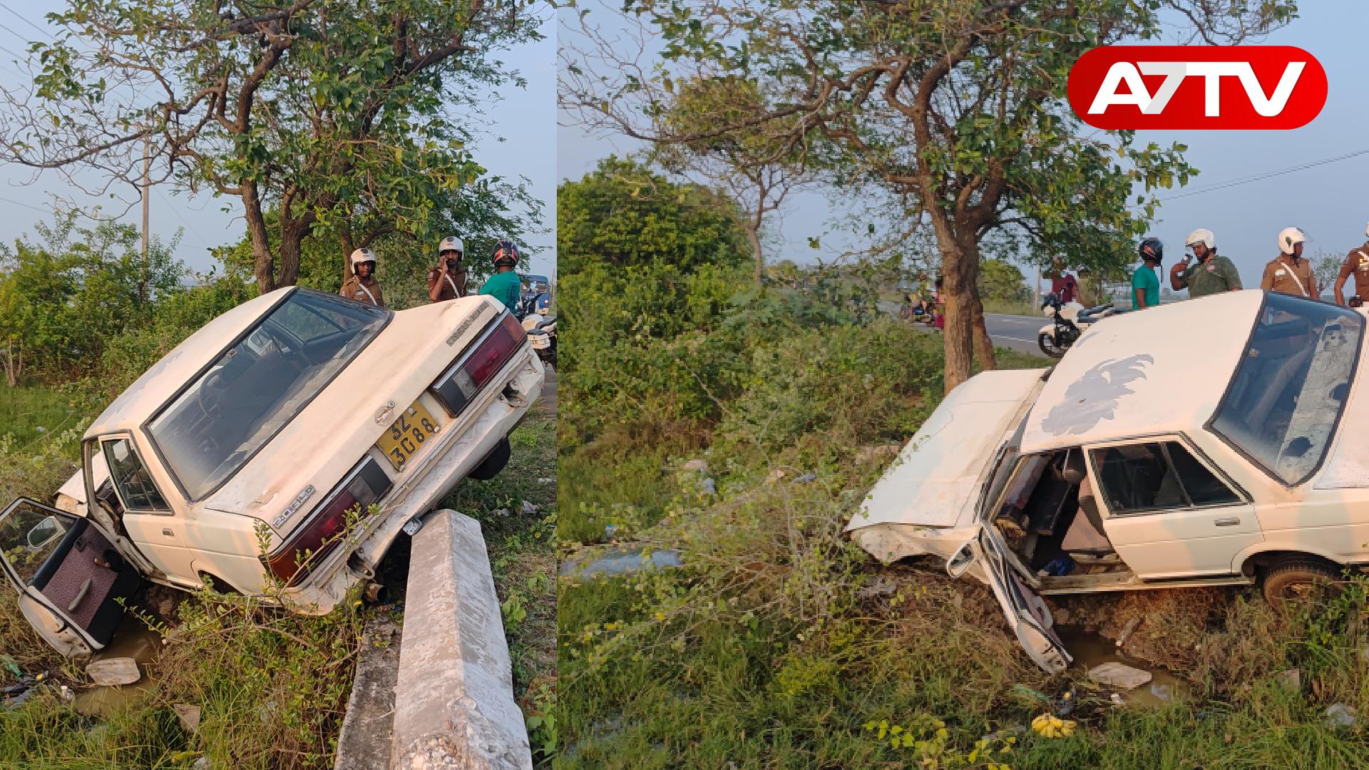 Read more about the article யாழ்ப்பாணத்திலிருந்து மந்திகை நோக்கி பயணித்த கார் விபத்து!