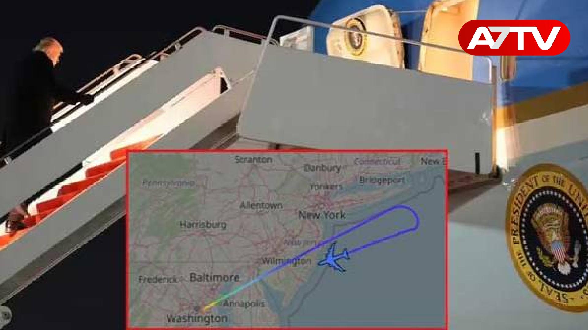 Read more about the article நடுவானில் அமெரிக்க ஜனாதிபதி சென்ற விமானத்தில் ஏற்பட்ட சிக்கல்!