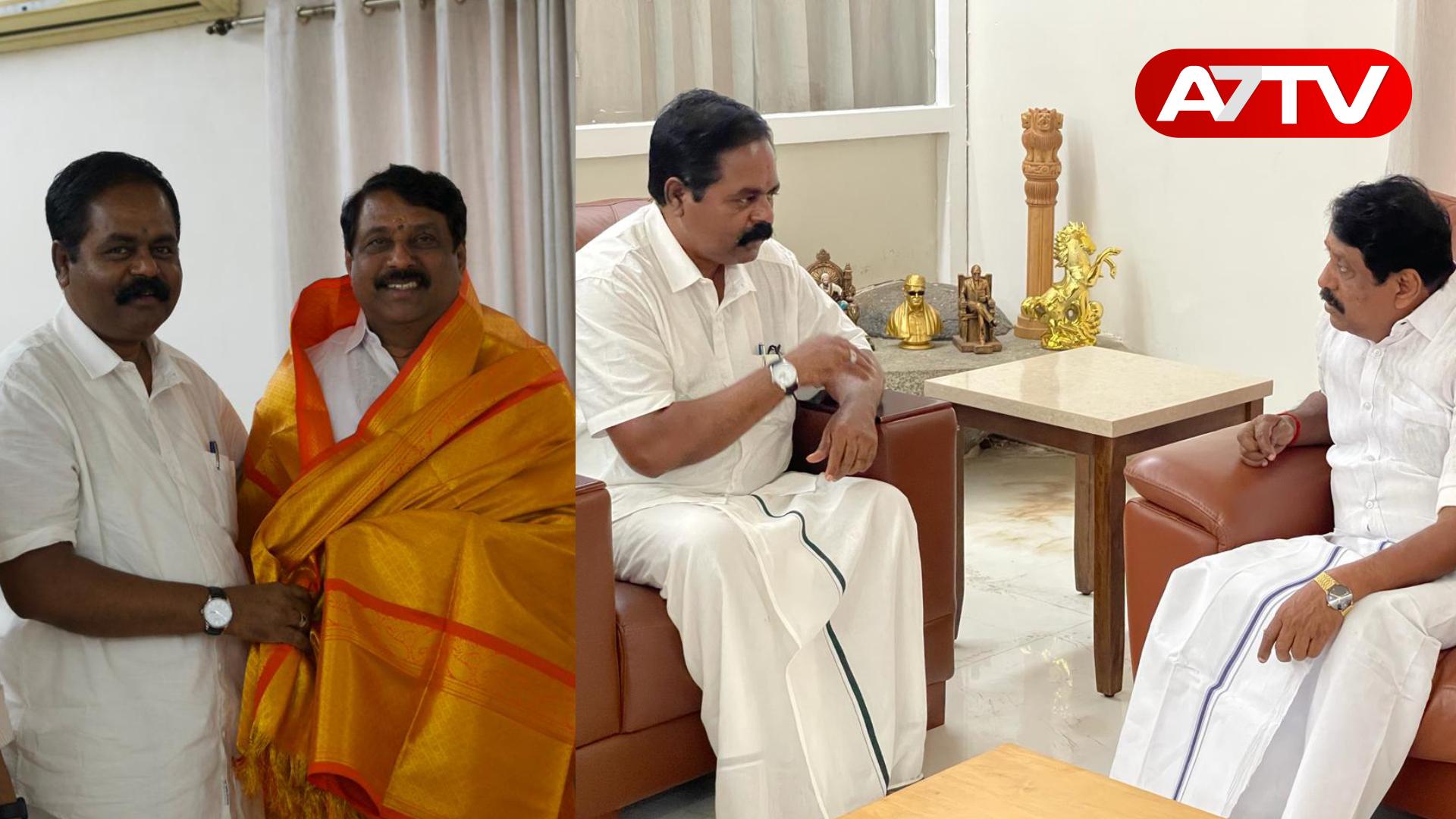 Read more about the article பாரதிய ஜனதா கட்சியின் தமிழ்நாடு மாநிலத் தலைவர் நயினார் நாகேந்திரனை சந்தித்த சிறீதரன் எம்.பி…!