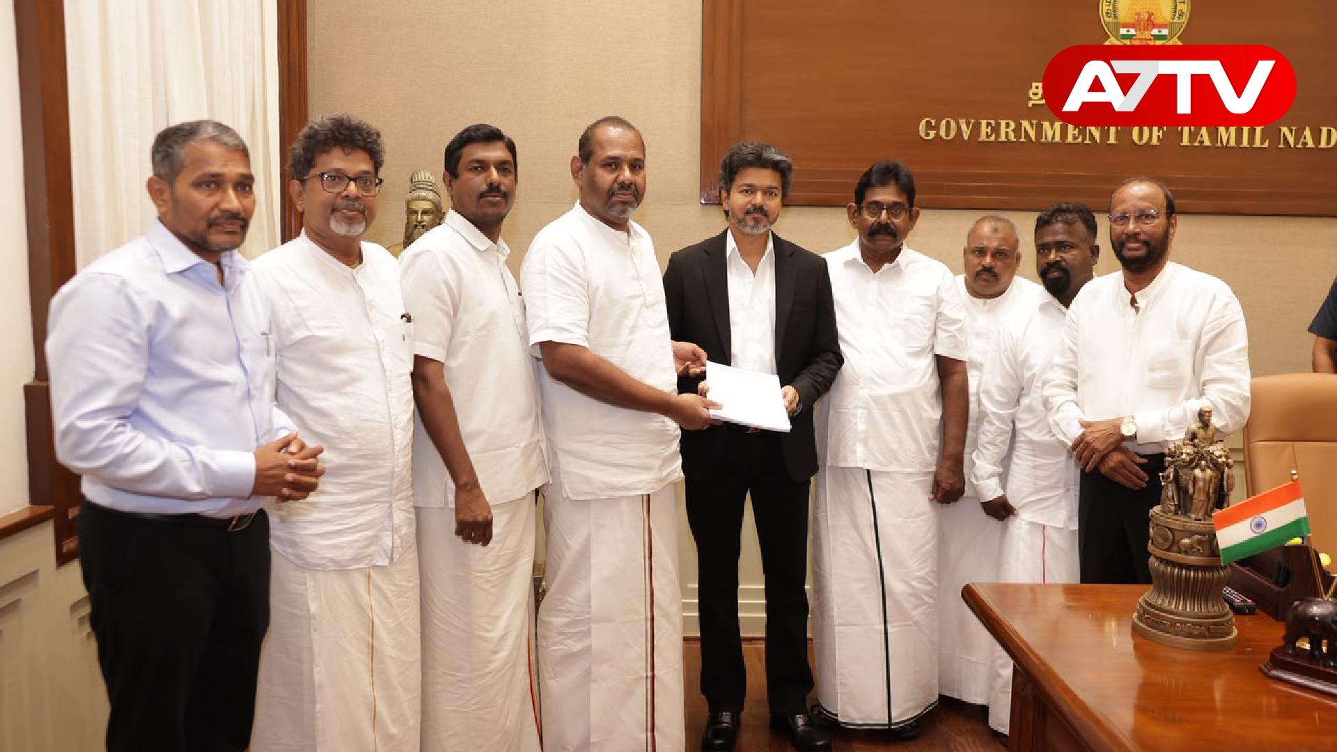 Read more about the article தமிழக முதலமைச்சரைச் சந்தித்த கஜேந்திரகுமார் தலைமையிலான தமிழ்த் தேசியப் பேரவையினர்!