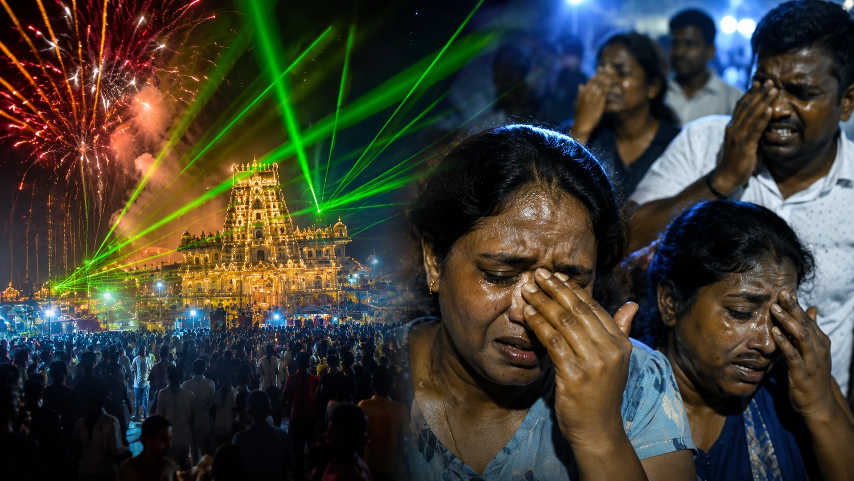 Read more about the article பண்டத்தரிப்பு ஆலயத் திருவிழாவில் அசம்பாவிதம்: லேசர் ஒளி, பட்டாசுகளால் நூற்றுக்கணக்கானோருக்கு கண் பாதிப்பு