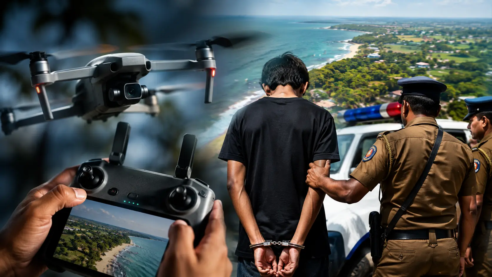 Read more about the article மன்னார் சௌத்பாரில் பரபரப்பு: அனுமதியின்றி DJI Mini 4 Pro ட்ரோன் பறக்கவிட்ட சிறுவன் பொலிஸாரால் கைது!