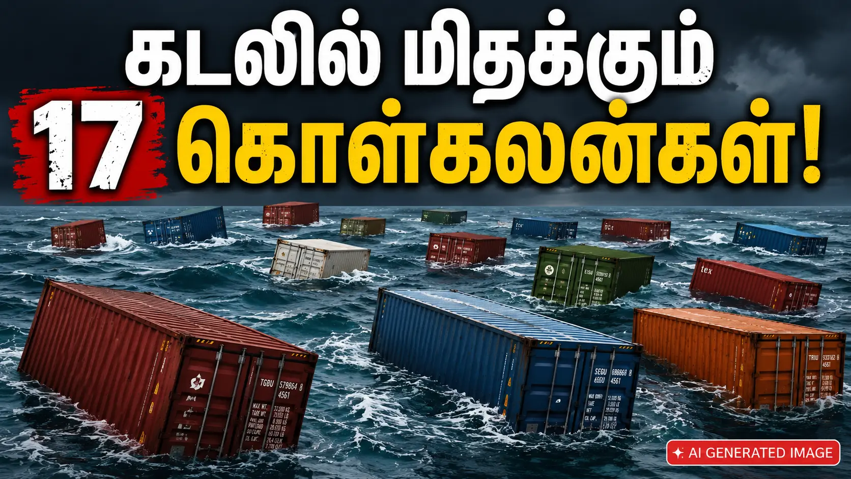 Read more about the article இலங்கை கடற்பரப்பில் மிதக்கும் 17 கொள்கலன்கள்: விடுக்கப்பட்ட அவசர எச்சரிக்கை
