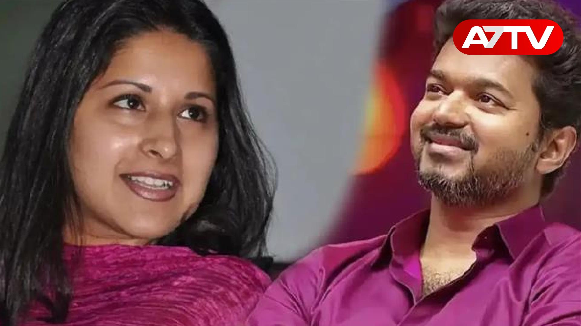 Read more about the article விஜய் – சங்கீதா விவாகரத்து மனு திரும்பப்பெறப்பட்டது: இணைந்து வாழ சங்கீதா விருப்பம்