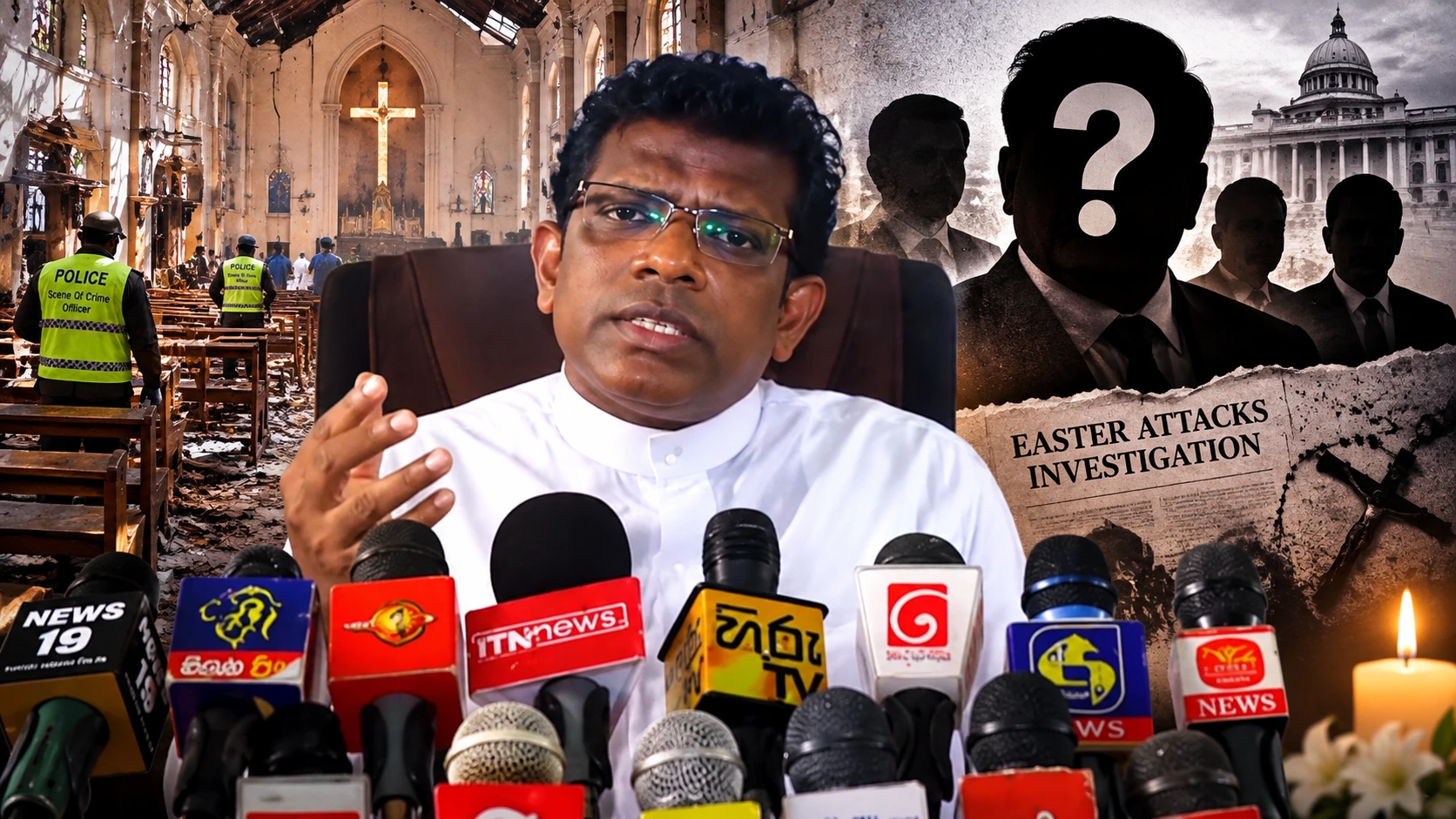 Read more about the article ஈஸ்டர் தாக்குதலைப் பயன்படுத்தி அதிகாரம் பெற முயன்றவர்கள் யார்? கத்தோலிக்க சபை கேள்வி!