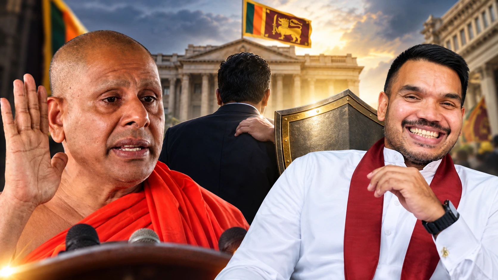 Read more about the article எதிர்காலத்தில் ஜனாதிபதியை நாமலே காப்பாற்ற வேண்டி வரும்! – பத்தரமுல்ல சீலரத்ன தேரர் அதிரடி!