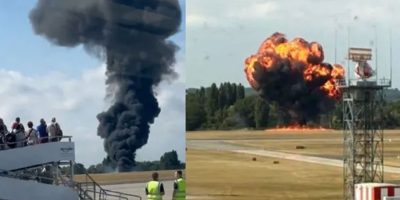 Plane-Crashes-At-London-Southend-Airport