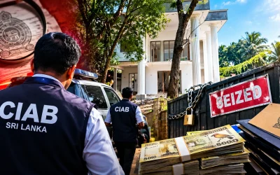 Sri Lanka Property Seizure Raid