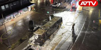 Switzerland bus fire