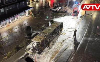 Switzerland bus fire