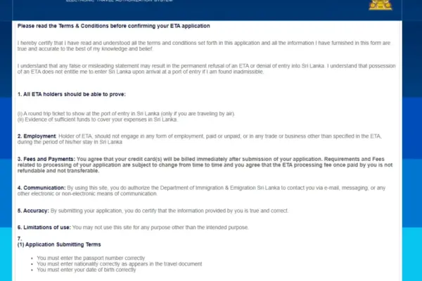 Visa Application