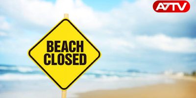 beach closed